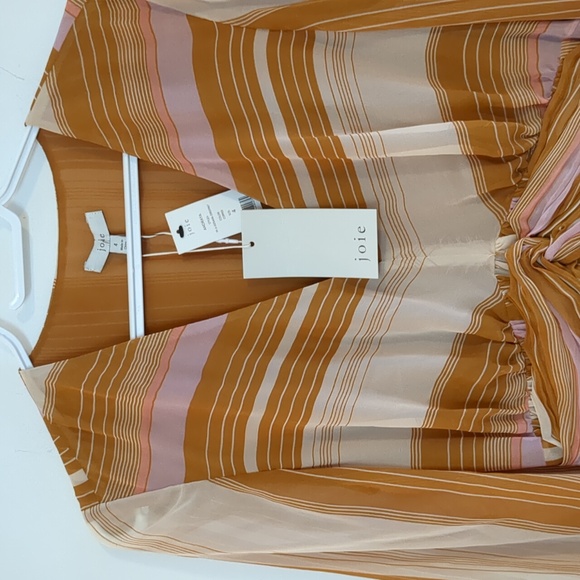 Joie "Andraya" silk maxi dress Sz 4 - Picture 4 of 13